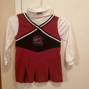 Vintage NCAA USC girls cheerleader dress (5-6)